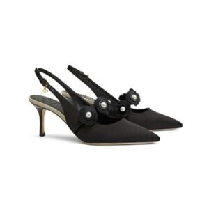 Tory Burch Penelope Black Slingback Heels Sz. 6.5